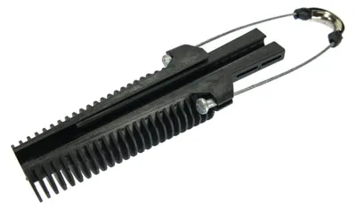 Productafbeelding van Extralink 2.3, bevestigingsklem voor optische kabels, kabelhouder, geschikt voor kabels van 5-9 mm, UV-bestendig