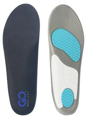 Produktbild von GO Medical Fersensporn Einlegesohlen - 1 (Schuhgröße 36 – 40) - Schwarz
