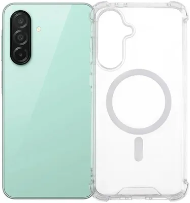 Immagine prodotto di Custodia MagSafe per Samsung Galaxy A26 - Cover posteriore Phonesta Shockproof - Trasparente