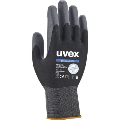 Produktbild von Uvex 6007010 Handschutzkleidung Schwarz Elasthan, Polyamid 1 St