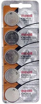 Imagen del producto de Maxell CR2025, pila de botón de litio, 3V, blister de 5 unidades