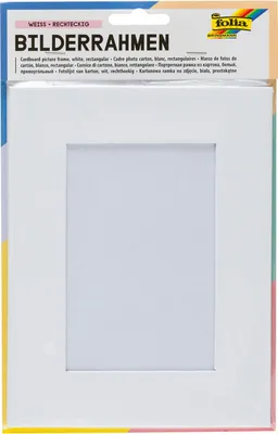 Image de folia Kit de cadres en carton 10 x 15 cm blanc