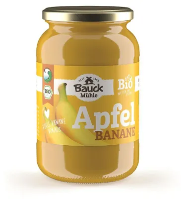 MUS JABŁKO - BANAN BEZ DODATKU CUKRÓW BIO 360 g - BAUCK MUHLE