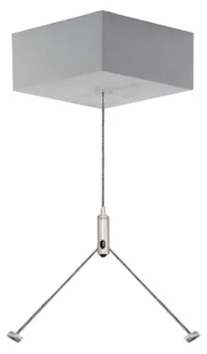 Zdjęcie produktu dla Zawiesie do lamp wiszących, seria Ridi, model ZSPT2ZE190SI, długość 1,5 metra, kolor srebrny