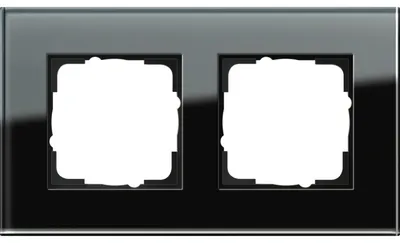 Image de Cadre Gira, double, Esprit, verre, noir, 1 pièce.