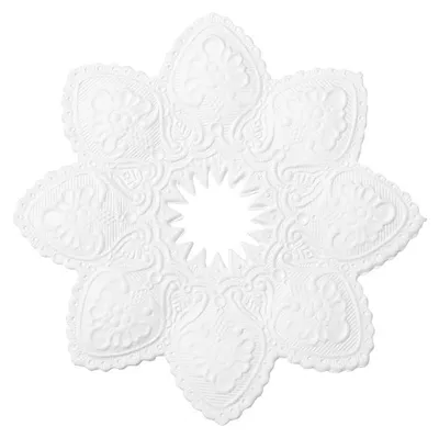 Produktbild von Demmler geprägte Kerzenmanschetten - aus Karton - Kerzentropfschutz - 100 Stück - ⌀10cm - 8003105001