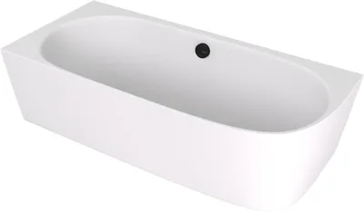 Produktbild von Polysan SUSSI L Freistehende Eckwanne, Gussmarmor 160x70x49,5cm, Weiß matt