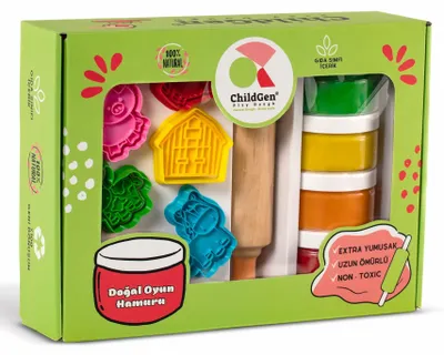 Produktbild von ChildGen Zestaw kreatywny Farma z ciastoliny naturalnej
