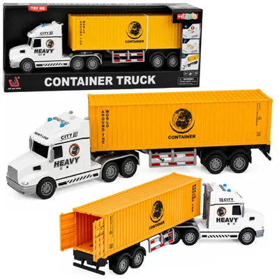 Produktbild von Spielzeug-Lkw mit Container, mit Licht und Sound, 54 cm