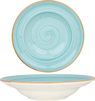 Zdjęcie produktu dla Bonna Talerz do makaronu - Aqua - Porcelana - 24 cm (400cc)