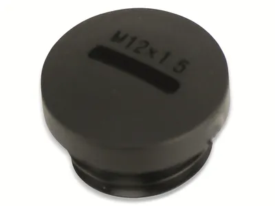 Produktbild von KSS Verschlussschraube, metrisch, M12, schwarz