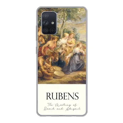 Produktbild von MuchoWow® Handyhülle Schutzhülle Hülle für Samsung Galaxy A51 5G Rubens - Kunst - Die Begegnung von David und Abigail Silikon Softcase Handy Hülle - Abbildung