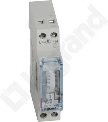 Immagine prodotto di Legrand MicroRex T11, timer giornaliero analogico senza riserva di carica, 230 V 50 Hz, 1 canale, 1 TE, 1 pz.