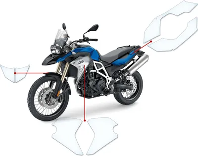 Produktbild von Lackschutzfolie Steinschlagschutz passend für BMW F800 GS 2013+