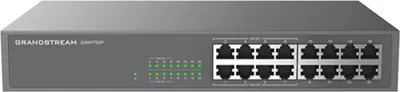 Immagine prodotto di Grandstream GWN7702P - Switch - non gestito - 8 x 10/100/1000 + 8 x 10/100/1000 (PoE+) - Desktop, montabile a rack