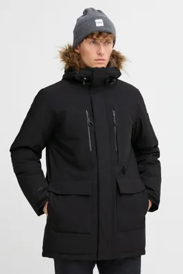 Produktbild von NORTH BEND NBBruce Herren Winterjacke Parka Mantel Jacke atmungsaktiv wärmend wasserdicht Kapuze Reißverschlusstaschen Wassersäule 10.000 mm W-PRO Wetterschutzsystem