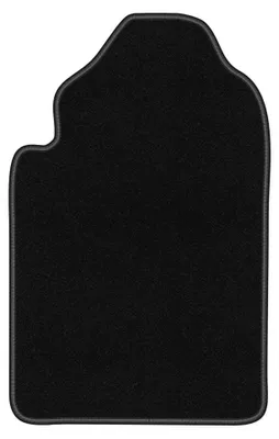 Produktbild von Fahrermatte Velours für SsangYong Rexton I 2001-2006 (SUV) – 1-tlg, Schwarz, passgenau – Wielganizator BASIC