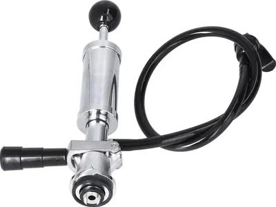 Image de Pompe à fût de bière avec robinet noir Acier inoxydable Draft Party f��r fût américain D -System