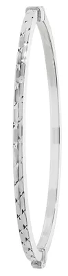 Produktbild von Eleganter 925 Sterling Silber Damen - Klappbar Armreif - 3mm, 7 Gramm; TRS21906