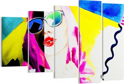 Produktbild von Bild auf Leinwand - Leinwandbild - Frau Modell - 150x100cm - Wand Bild - Wanddeko - Wandbilder - Leinwanddruck - Bilder - Kunstdruck - Wanddekoration - Leinwand bilder - Wandkunst - EG150x100-3958