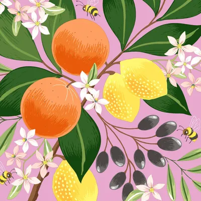 Produktbild von Servietten 33x33 cm - Exotic fruits