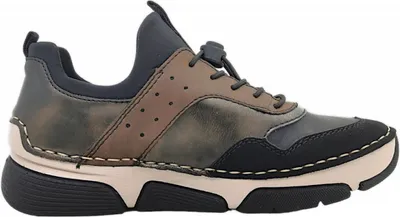 Imagen del producto de Zapatos de mujer Rieker, mocasines, color marrón, para uso diario
