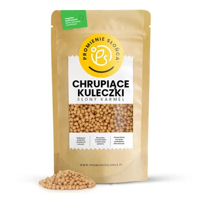 Zdjęcie produktu dla Posypka Karmelowa - Chrupiące Kuleczki w Słonym Karmelu 200 g
