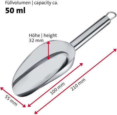 Immagine prodotto di Westmark Edelstahlschaufel »Halia«, 50 ml 91022270