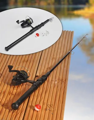 Produktbild von Angel-Set Anglerset Teleskopangel Set 9tlg. Angelausrüstung Angelzubehör Angler