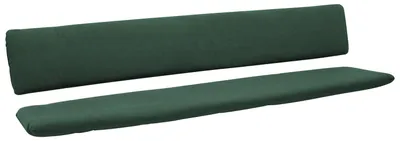 Produktbild von 2-teiliges Auflagenset für 4-Sitzer Bank, Dunkelgrün, Baumwolle-Polyester