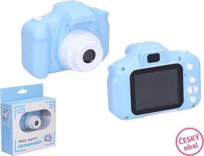 Zdjęcie produktu dla Cyfrowy aparat dla dzieci Niebieski - 12mpx Zdjęcie Full HD Video - Czeskie opakowanie