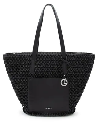 Image de L.CREDI sac shopper sac à épaule Ramina Shopper Black noir