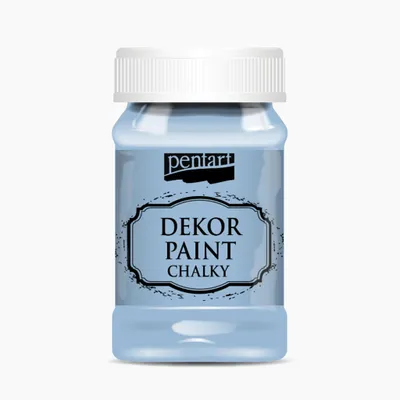Produktbild von PENTART Dekorfarbe Chalky, 100 ml, Flachsblau