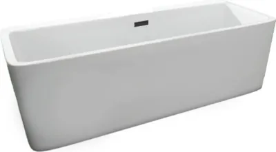 Obrázek produktu pro Balneo ROMA volně stojící vana 170x80cm akrylátové víko click-clack zátka černá