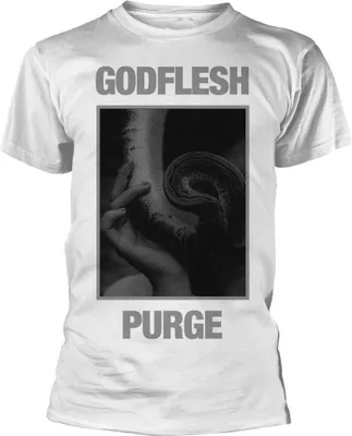 Obrázek produktu pro Godflesh - Tričko "Purge" pro muže/dámy Uni PH3342 (S) (Bílá)
