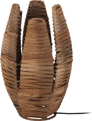 Image de Lampe de table EGLO Mongu 1, lampe de table à 1 flamme Vintage, africaine, bohème, lampe de chevet, lampe de salon, lampe avec interrupteur, E27
