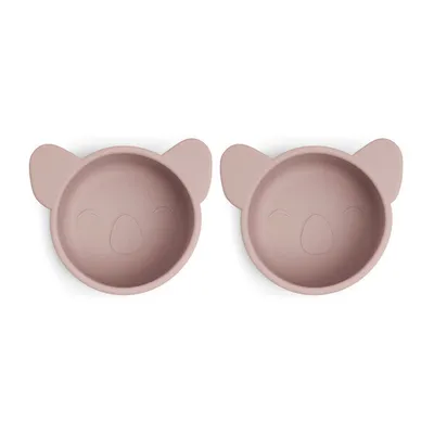 Obrázek produktu pro Nuuroo Růžový silikonový box na svačinu malý 2-pack