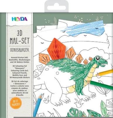Imagen del producto de Kit de modelismo 3D "Dinosaurios" | 195 x 210 mm