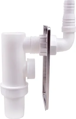 Produktbild von Unterputzsiphon 40mm Anschluss 19-53mm für Waschmaschine Geschirrspüler