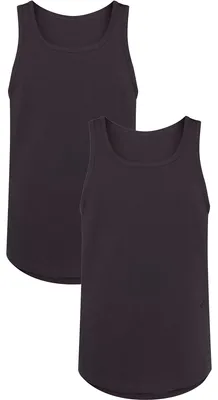Produktbild von sloggi Herren Tanktop 2-Pack Tank Top - CHARCOAL - Größe XXL