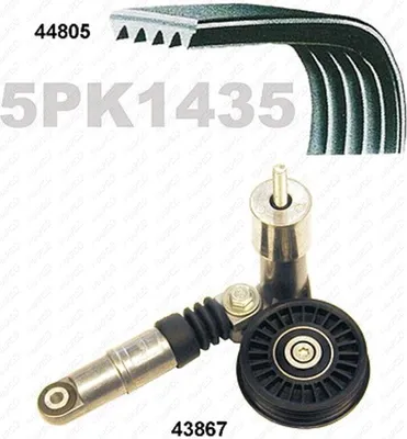 Produktbild von Keilrippenriemensatz, AUDI A4 (B5), A6 (C5), SKODA SUPERB, VW BORA, GOLF IV, PAS
