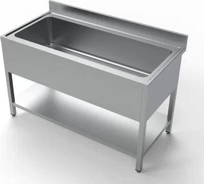 Produktbild von Combisteel Spültisch 1 Becken mit Grundboden Aufkantung  1400x700x850mm