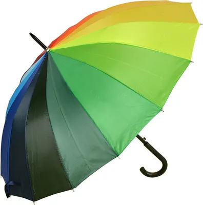 Produktbild von Clayre & Eef Erwachsenen-Regenschirm Ø 100x80 cm Mehrfarbig Kunststoff