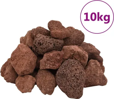 Immagine prodotto di Granuli di lava 10 kg rosso 5-8 cm