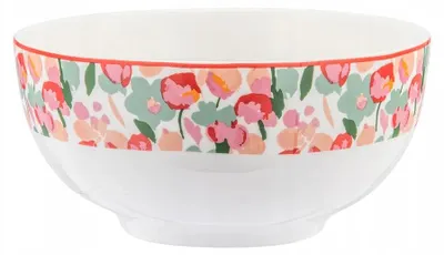 Produktbild von Altom Design Grace Salatschüssel Porzellan Blumenmuster 14 cm