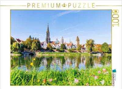 Produktbild von CALVENDO Puzzle Schöne Donaustadt Ulm | 1000 Teile Lege-Größe 64x48cm Foto-Puzzle für glückliche Stunden