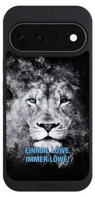 Produktbild von NIVOCASE Handyhülle für Google Pixel 11 Hülle NIVOpure Case Schwarz Löwe Offizielles Lizenzprodukt TSV 1860 München