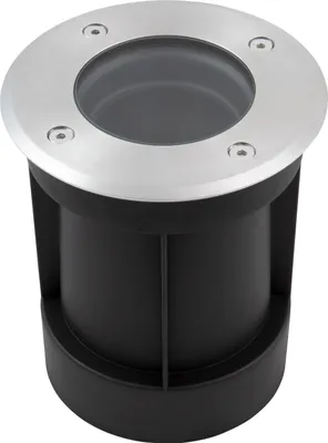 Produktbild von Bodeneinbauleuchte McShine "BL-12RS", GU10-Fassung, Ø120mm, schwenkbar, mit 2 Eingängen, trittfest