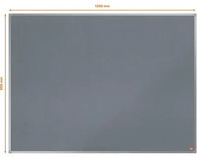 Produktbild von Nobo 1915206, Grau, Aluminium, Aluminium, 1210 mm, 905 mm, 14 mm