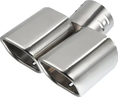 Image de 62mm carrés pointe oblique tuyau échappement